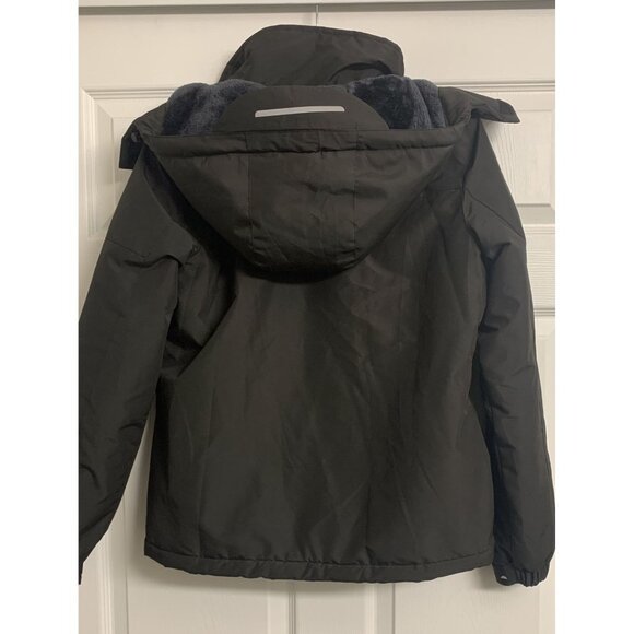 Suokeni S Snowboard Waterproof Outdoor Winter Hooded Jacket Black - Picture 3 of 12